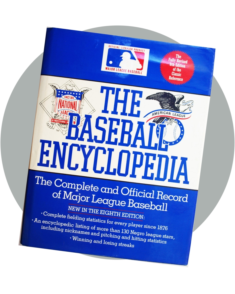Image of an early 1990s copy of "The Baseball Encyclopedia". Image from Amazon.com.
