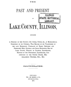 Past and Present of Lake County